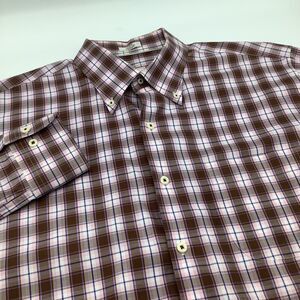 Peter Millar Mens Long Sleeve Button‎ Up Shirt Size Large